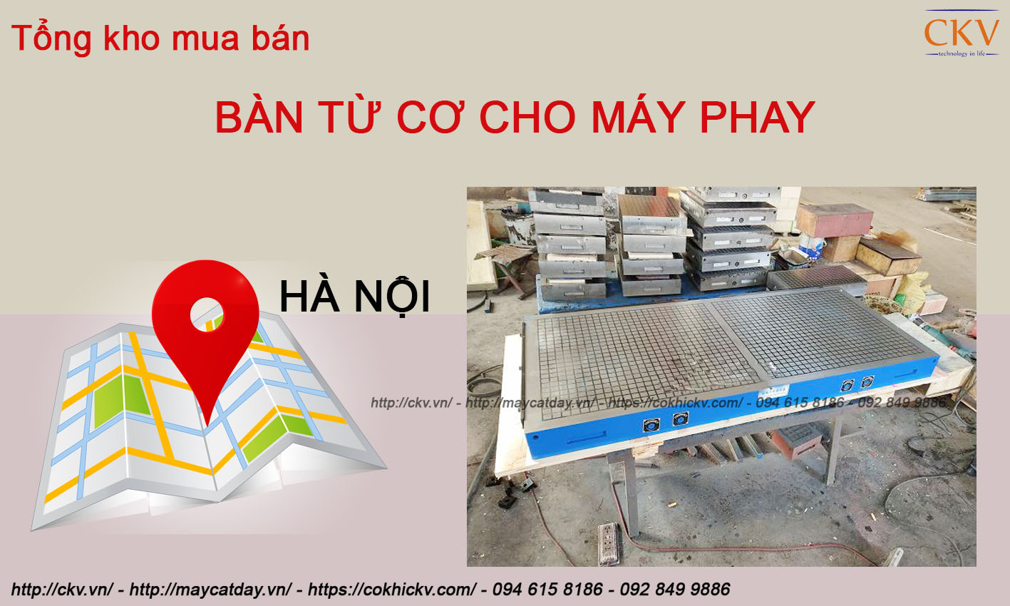 Tổng kho mua bán bàn từ cơ cho máy phay chính hãng giá tốt tại Hà Nội