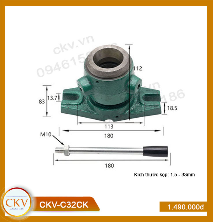 Gá kẹp cơ CKV-C32CK